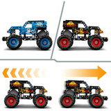 LEGO Technic Monster Jam Grave Digger Fuego y Hielo, Juegos de construcción 