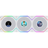 Lian Li UNI FAN TL LCD FLEX 120 Wireless, Ventilador blanco