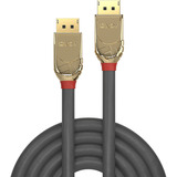 Lindy Cable DisplayPort 1.2, Gold Line gris