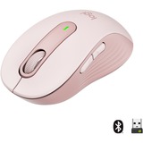 Logitech Signature M650, Ratón rosa, mano derecha, Óptico, Bluetooth, 4000 DPI, Rosa