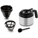 Medion MD 19911, Cafetera de filtro plateado/Negro