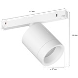 Philips Hue Foco cilindro Perifo, Lámpara blanco, Philips Hue White and Color ambiance Foco cilindro Perifo, Punto de iluminación inteligente, Bluetooth, Blanco, LED integrado, Metal, Bombilla(s) no reemplazable(s)