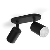 Philips Hue White & Color Ambiance Fugato Foco Doble, Lámpara negro