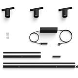 Philips Hue White & Color Ambiance Perifo Set básico Lámpara de pared 3 focos negro