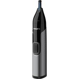 Philips NT3650/16, Cortapelos de nariz /oreja gris/Negro
