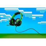 Razer Kraken V4 X - Minecraft Edition, Auriculares para gaming negro/Verde