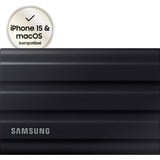 SAMSUNG MU-PE4T0S 4 TB USB Tipo C 3.2 Gen 2 (3.1 Gen 2) Negro, Unidad de estado sólido negro, 4 TB, USB Tipo C, 3.2 Gen 2 (3.1 Gen 2), 1050 MB/s, Protección mediante contraseña, Negro
