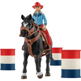 Schleich Cowgirl Barrel Racing Fun, Muñecos 3 año(s), Multicolor