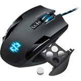 Sharkoon SKILLER SGM1, Ratones para gaming negro, mano derecha, Óptico, USB tipo A, 10800 DPI, 8000 pps, Negro