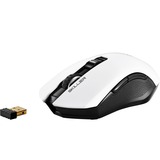 Sharkoon Skiller SGM3 ratón mano derecha RF Wireless + USB Type-A Óptico 6000 DPI, Ratones para gaming blanco, mano derecha, Óptico, RF Wireless + USB Type-A, 6000 DPI, Blanco