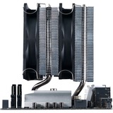SilverStone Hydrogon D120 Procesador Refrigerador de aire 12 cm Negro 1 pieza(s), Disipador de CPU Refrigerador de aire, 12 cm, 56,23 cfm, Negro