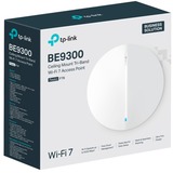 TP-Link BE9300 Blanco Energía sobre Ethernet (PoE), Punto de acceso 2,4 GHz, 5 GHz, 6 GHz, 2500 Mbit/s