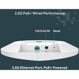 TP-Link BE9300 Blanco Energía sobre Ethernet (PoE), Punto de acceso 2,4 GHz, 5 GHz, 6 GHz, 2500 Mbit/s