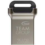 Team Group C162 256 GB, Lápiz USB plateado/Negro