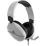Turtle Beach Recon 70 Blanco PlayStation Auriculares Multiplataforma para Juegos PS5, PS4, Xbox Series X|S, Xbox One, PC y Mobile, Auriculares para gaming blanco, PS4, Xbox Series X|S, Xbox One, PC y Mobile, Alámbrico, Juego, 20 - 20000 Hz, 420 g, Auriculares, Blanco