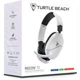 Turtle Beach Recon 70 Blanco PlayStation Auriculares Multiplataforma para Juegos PS5, PS4, Xbox Series X|S, Xbox One, PC y Mobile, Auriculares para gaming blanco, PS4, Xbox Series X|S, Xbox One, PC y Mobile, Alámbrico, Juego, 20 - 20000 Hz, 420 g, Auriculares, Blanco