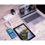 Verbatim 49546 cargador de dispositivo móvil, Enchufe del recorrido negro/Plateado, Policarbonato (PC), 2500 W, 75 mm, 50 mm, 54 mm, 180 g