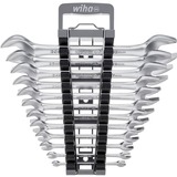 Wiha Juego de llaves combinadas dobles, 12 piezas, Llave de tuercas 