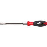Wiha Portapuntas para destornillador SoftFinish, vástago flexible, 1/4" negro/Rojo