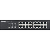 Zyxel GS1100-16 No administrado Gigabit Ethernet (10/100/1000), Interruptor/Conmutador No administrado, Gigabit Ethernet (10/100/1000), Montaje en rack, Montaje de pared