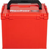 fischer L-BOXX FLB 374, vacío, Caja de herramientas rojo/Negro