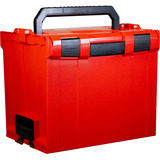 fischer L-BOXX FLB 374, vacío, Caja de herramientas rojo/Negro