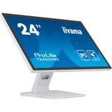 iiyama ProLite T2452MSC-W1 pantalla para PC 60,5 cm (23.8") 1920 x 1080 Pixeles Full HD LCD Pantalla táctil Multi-usuario Blanco, Monitor LED blanco/Negro, 60,5 cm (23.8"), 1920 x 1080 Pixeles, Full HD, LCD, 14 ms, Blanco