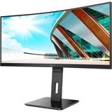 AOC P2 CU34P2A pantalla para PC 86,4 cm (34") 3440 x 1440 Pixeles Quad HD LED Negro, Monitor LED negro, 86,4 cm (34"), 3440 x 1440 Pixeles, Quad HD, LED, 4 ms, Negro