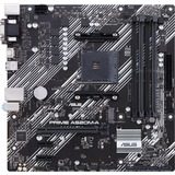 ASUS PRIME A520M-A II/CSM AMD A520 Zócalo AM4 micro ATX, Placa base negro/Gris, AMD, Zócalo AM4, AMD Ryzen™ 3, AMD Ryzen™ 5, DDR4-SDRAM, 128 GB, DIMM