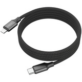 Ansmann Cable de carga magnético USB Tipo-C a Lightning negro