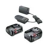 Bosch Set de inicio 18V (PBA 2.0Ah + PBA 4.0Ah + AL 18V-20), Conjunto negro