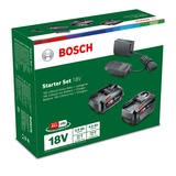 Bosch Set de inicio 18V (PBA 2.0Ah + PBA 4.0Ah + AL 18V-20), Conjunto negro