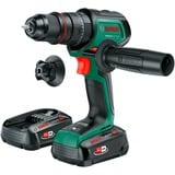 Bosch Taladro atornillador percutor inalámbrico AdvancedImpact 18V-80 QuickSnap, Taladro/destornillador verde/Negro