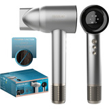 Cecotec IoniCare RockStar Nano IonTech, Secador de pelo aluminio/Oro rojo