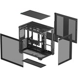 DeepCool R-CG530-BKNDA0-G-1, Cajas de torre negro