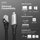 Digitus AK-300601-030-S, Adaptador negro