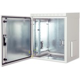 Digitus Carcasa de pared IP55 - para utilizar al aire libre - 600 x 600 mm (an. x pr.), Armario IT gris claro, Bastidor de pared, 100 kg, Gris
