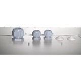 Digitus Carcasa de pared IP55 - para utilizar al aire libre - 600 x 600 mm (an. x pr.), Armario IT gris claro, Bastidor de pared, 100 kg, Gris