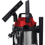 EINHELL TC-VC 1815 S 15 L Aspiradora de tambor Seca y húmeda 1250 W Bolsa para el polvo, Aspiradora en húmedo y en seco rojo/Plateado, 1250 W, Aspiradora de tambor, Seca y húmeda, Bolsa para el polvo, 15 L, Filtrado