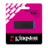Kingston DataTraveler Exodia 128 GB, Lápiz USB negro/Azul