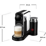 Krups NES CITIZ PLATINUM & MILK XN630D Totalmente automática Macchina per caffè a capsule 1 L, Cafetera de cápsulas acero fino, Macchina per caffè a capsule, 1 L, Cápsula de café, 1710 W, Acero inoxidable