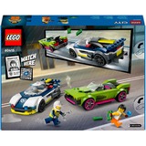 LEGO Coche de Policía y Potente Deportivo, Juegos de construcción Juego de construcción, 6 año(s), Plástico, 213 pieza(s), 373 g