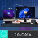 Logitech MX Master 3S, Ratón grafito, mano derecha, Laser, Bluetooth, 8000 DPI, Grafito