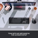 Logitech MX Master 3S, Ratón grafito, mano derecha, Laser, Bluetooth, 8000 DPI, Grafito