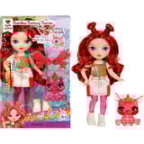 MGA Entertainment Rainbow High Littles Rainbow Fantasy Fairies Doll- Apple (Red), Muñecos Rainbow High Littles Rainbow Fantasy Fairies Doll- Apple (Red), Muñeca fashion, Femenino, 4 año(s), Niño/niña, 140 mm, Multicolor