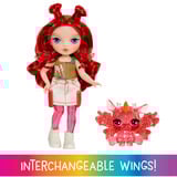 MGA Entertainment Rainbow High Littles Rainbow Fantasy Fairies Doll- Apple (Red), Muñecos Rainbow High Littles Rainbow Fantasy Fairies Doll- Apple (Red), Muñeca fashion, Femenino, 4 año(s), Niño/niña, 140 mm, Multicolor