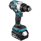 Makita Taladro atornillador a batería DDF486RTJ, 18 voltios, Taladro/destornillador azul/Negro