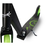 Muuwmi Lights Patinete de aluminio GLOW 215 mm, Vespa negro/Verde