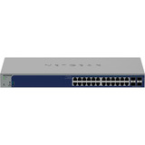 Netgear 24-Port Gigabit Smart Switch GS728TX, Interruptor/Conmutador gris