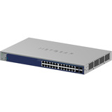 Netgear 24-Port Gigabit Smart Switch GS728TX, Interruptor/Conmutador gris